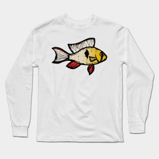 Bolivian ram - freshwater aquarium fish Long Sleeve T-Shirt